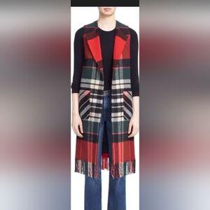 Helene LONDON Long Fringe Vest